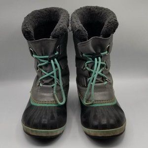 Sorel Yoot Pac Nylon (Little Kid/Big Kid) Weatherproof Boots size 6